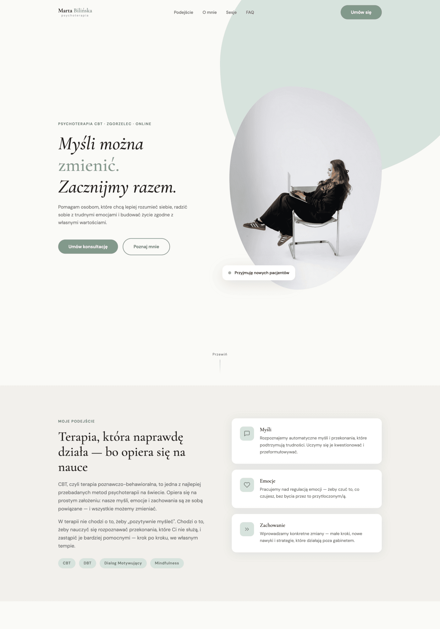 Strona Marta Bilińska — psychoterapia Wrocław